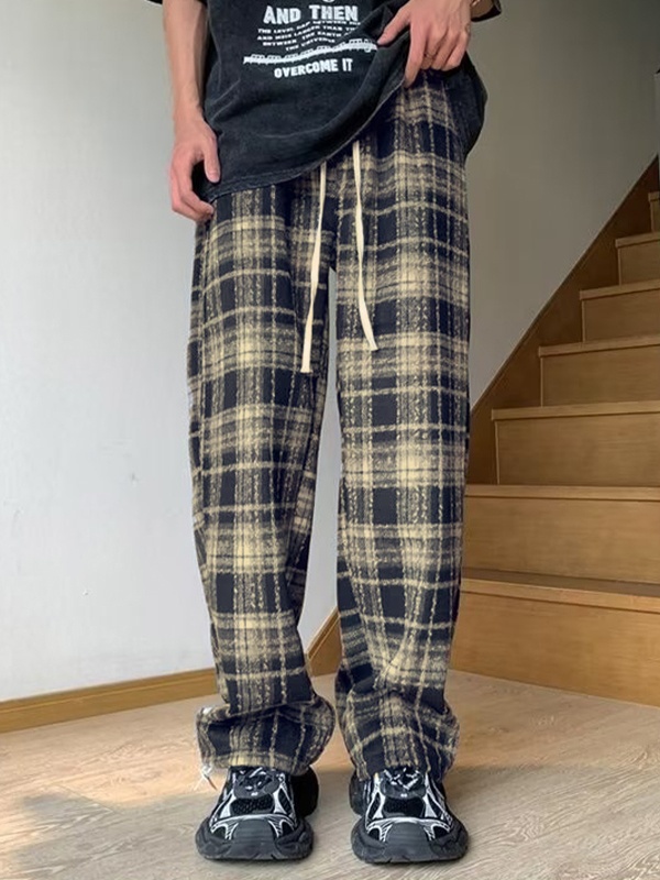 Pantalones estilo fragancia pequeña para hombre-1
