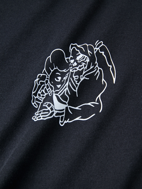 Camiseta de manga larga con estampado callejero para hombre-2