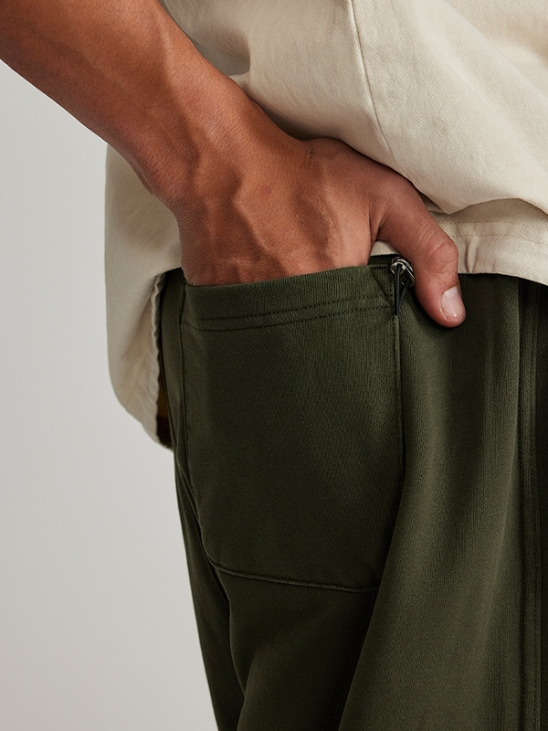 Pantalones de pierna recta con cordón de color sólido para hombre-2