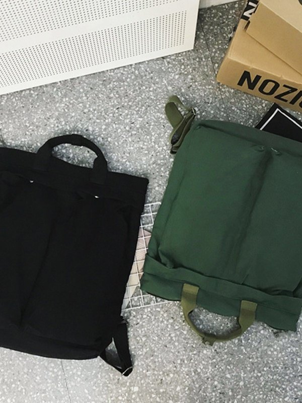 Mochila grande vintage de lona-3