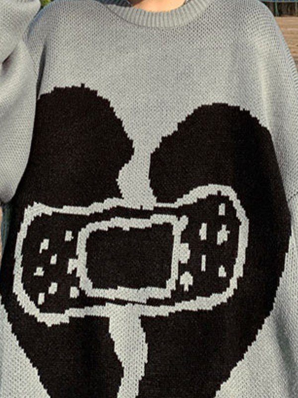 Jersey de hombre en jacquard con corazones-3