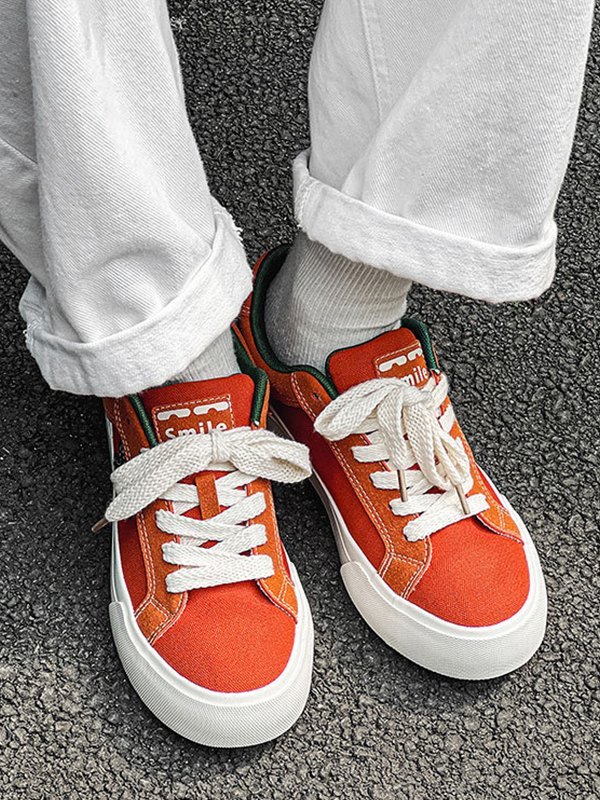 Zapatillas de hombre con parche de estrella en contraste-1